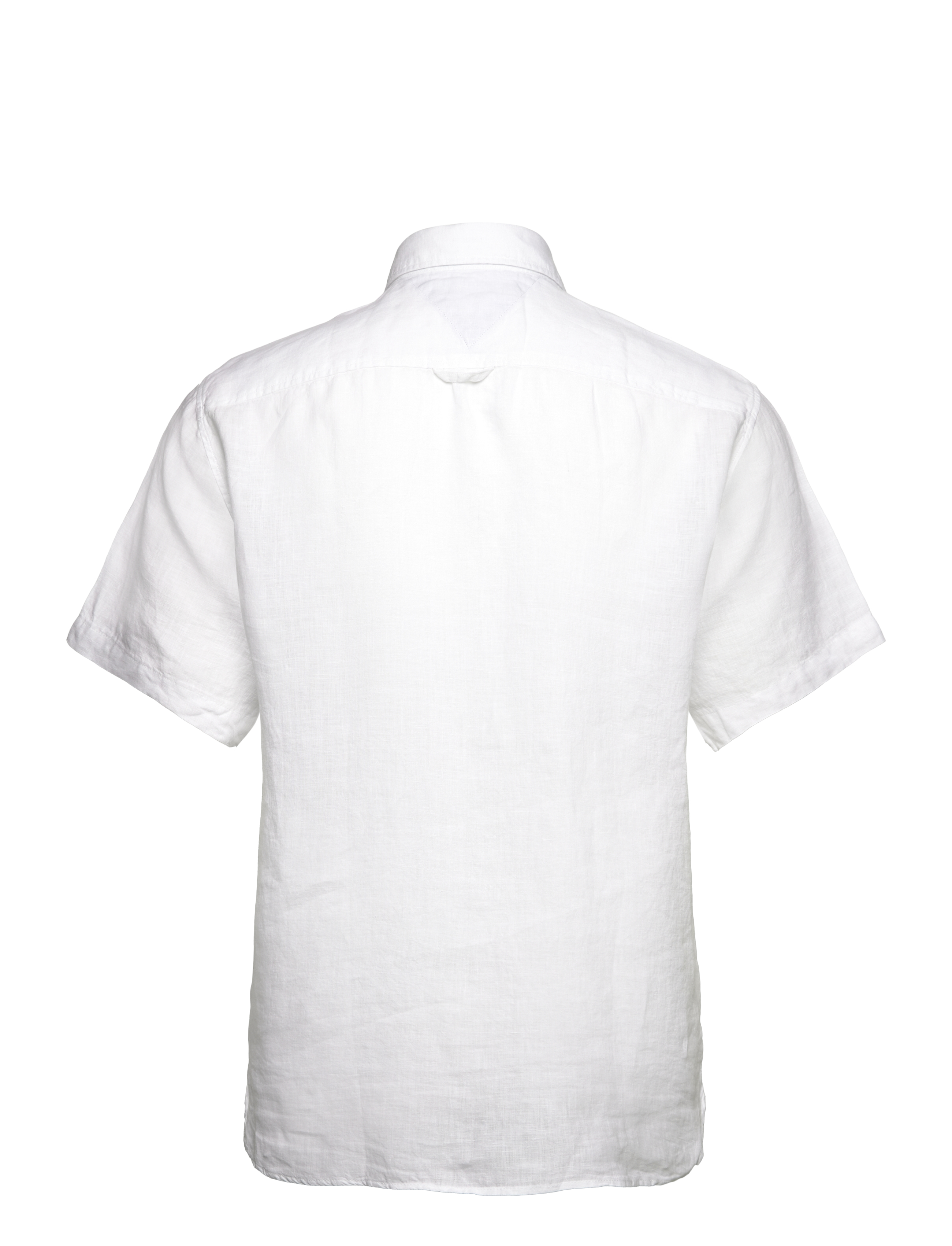Tommy Hilfiger - PIGMENT DYED LINEN RF SHIRT S/S - hørskjorter - optic white - 2