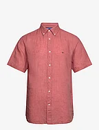 PIGMENT DYED LINEN RF SHIRT S/S - TEABERRY BLOSSOM
