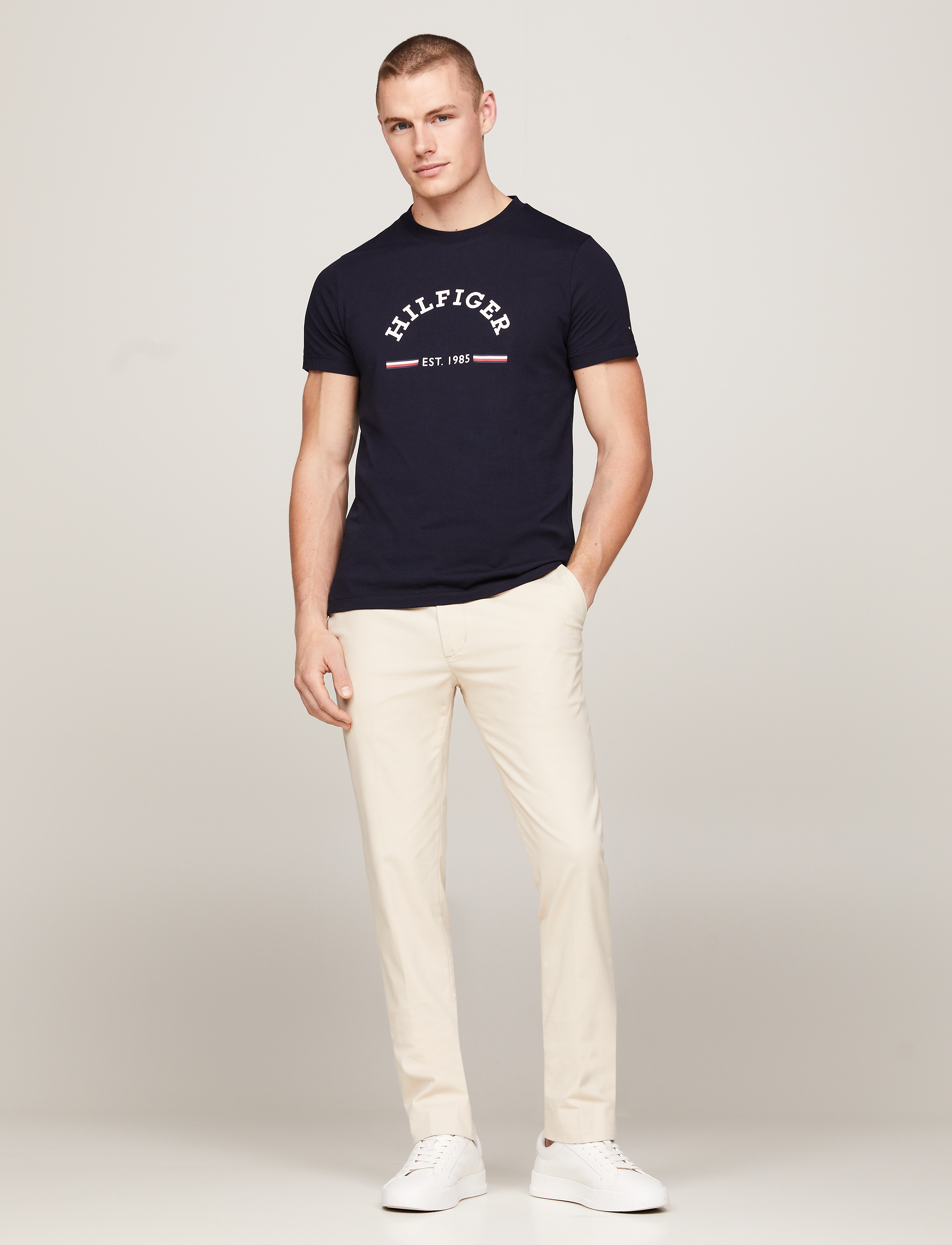 Tommy Hilfiger - RWB ARCH GS TEE - desert sky - 3