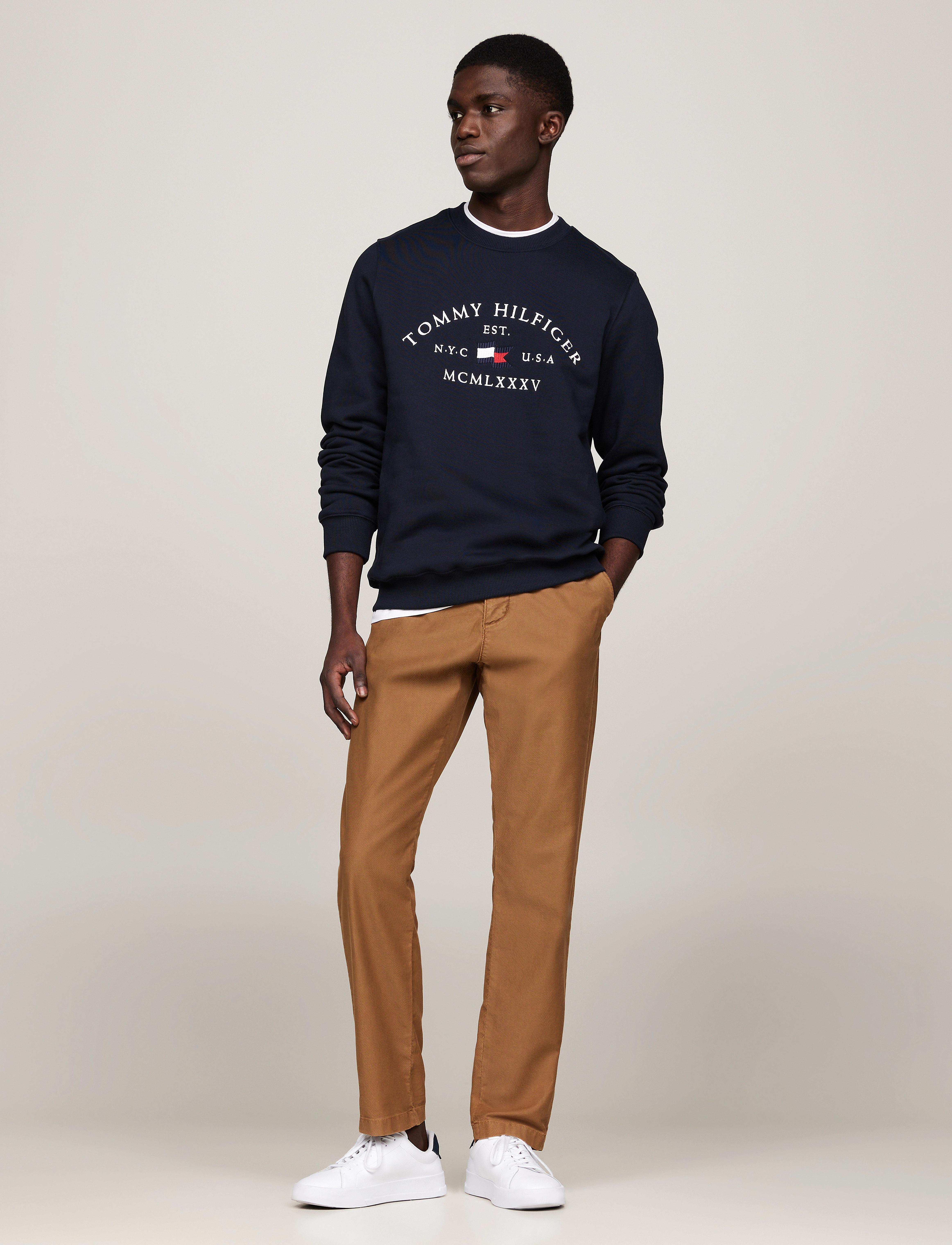 Tommy Hilfiger - NAUTICAL ARCH SWEATSHIRT - desert sky - 5