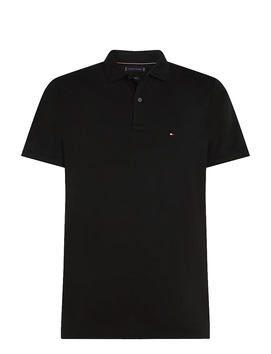 Tommy Hilfiger - LIQUID COTTON ESSENTIAL REG POLO - kurzärmelig - black - 1