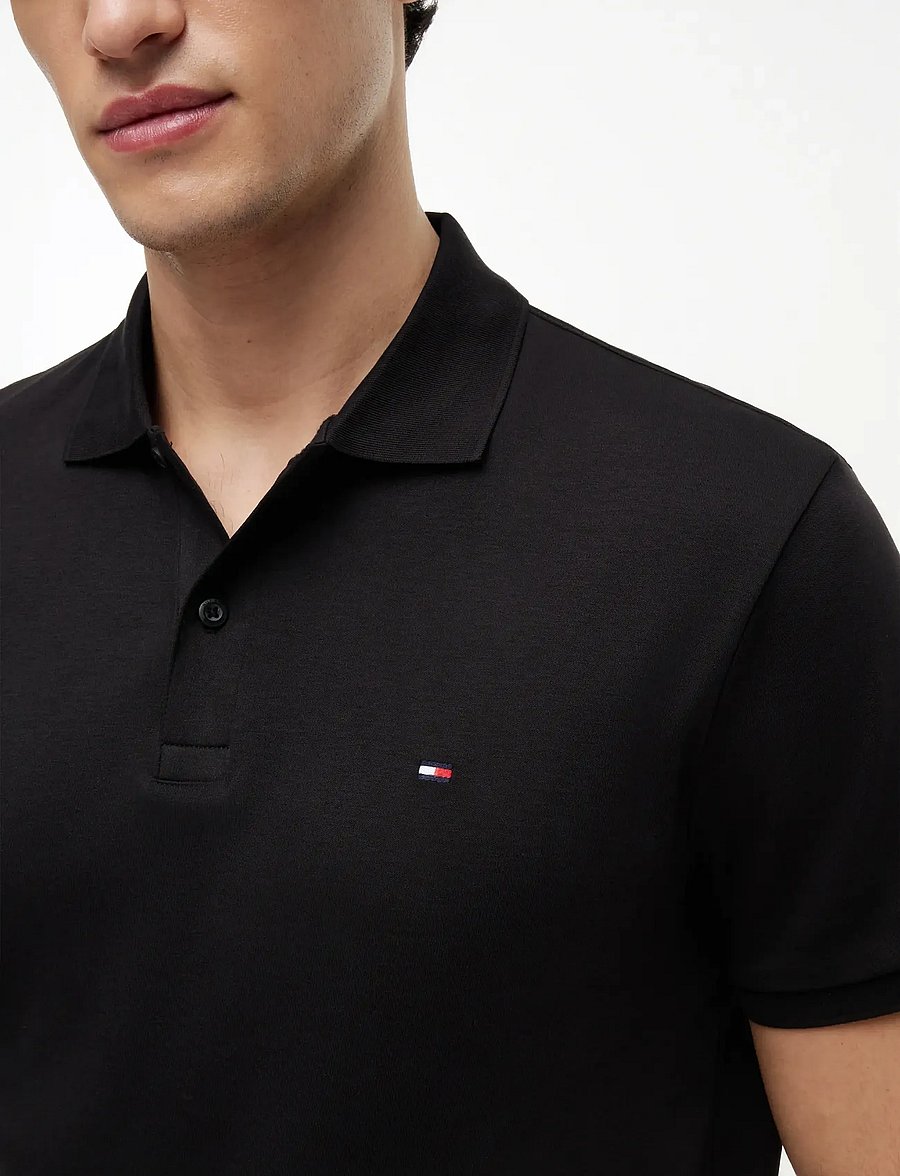 Tommy Hilfiger - LIQUID COTTON ESSENTIAL REG POLO - kurzärmelig - black - 4