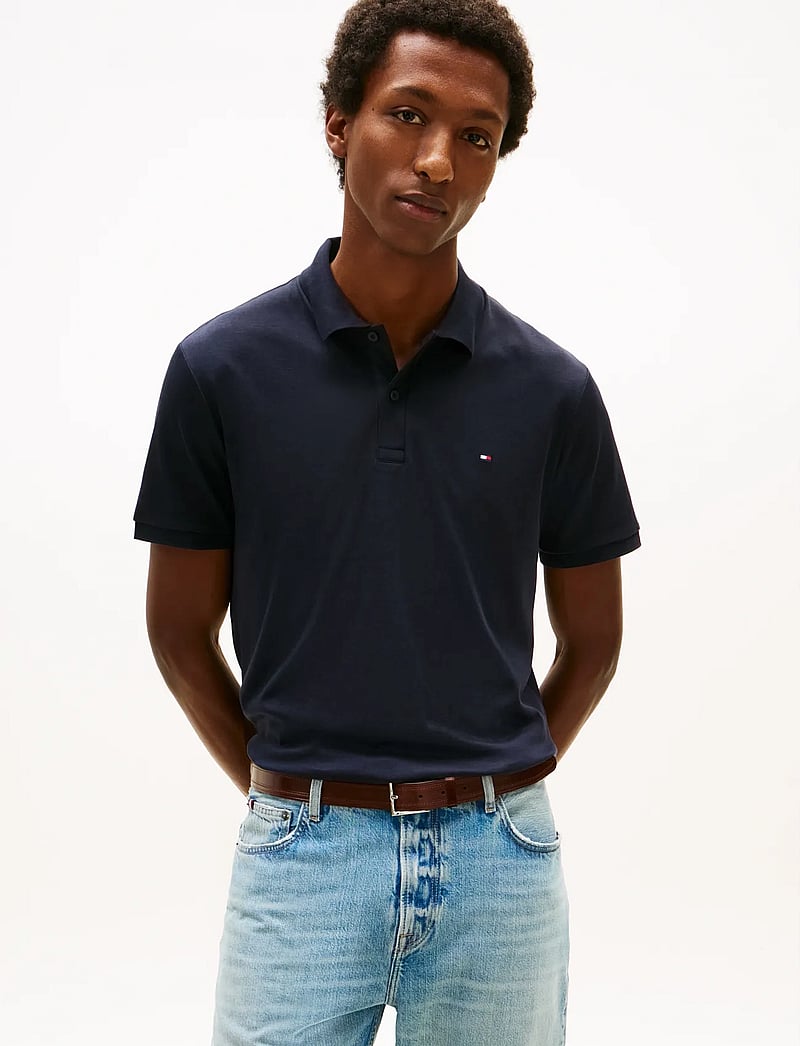 Tommy Hilfiger - LIQUID COTTON ESSENTIAL REG POLO - kurzärmelig - desert sky - 0