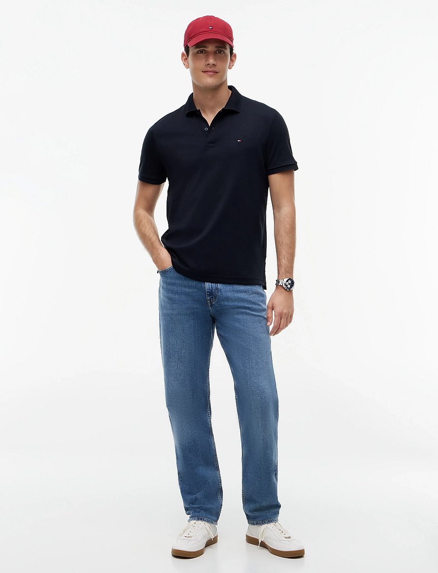 Tommy Hilfiger - LIQUID COTTON ESSENTIAL REG POLO - kortärmade pikéer - desert sky - 5