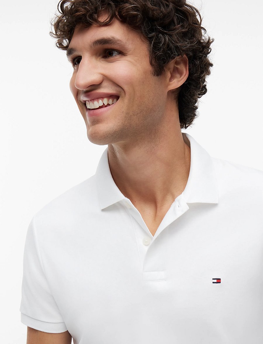Tommy Hilfiger - LIQUID COTTON ESSENTIAL REG POLO - kurzärmelig - white - 3