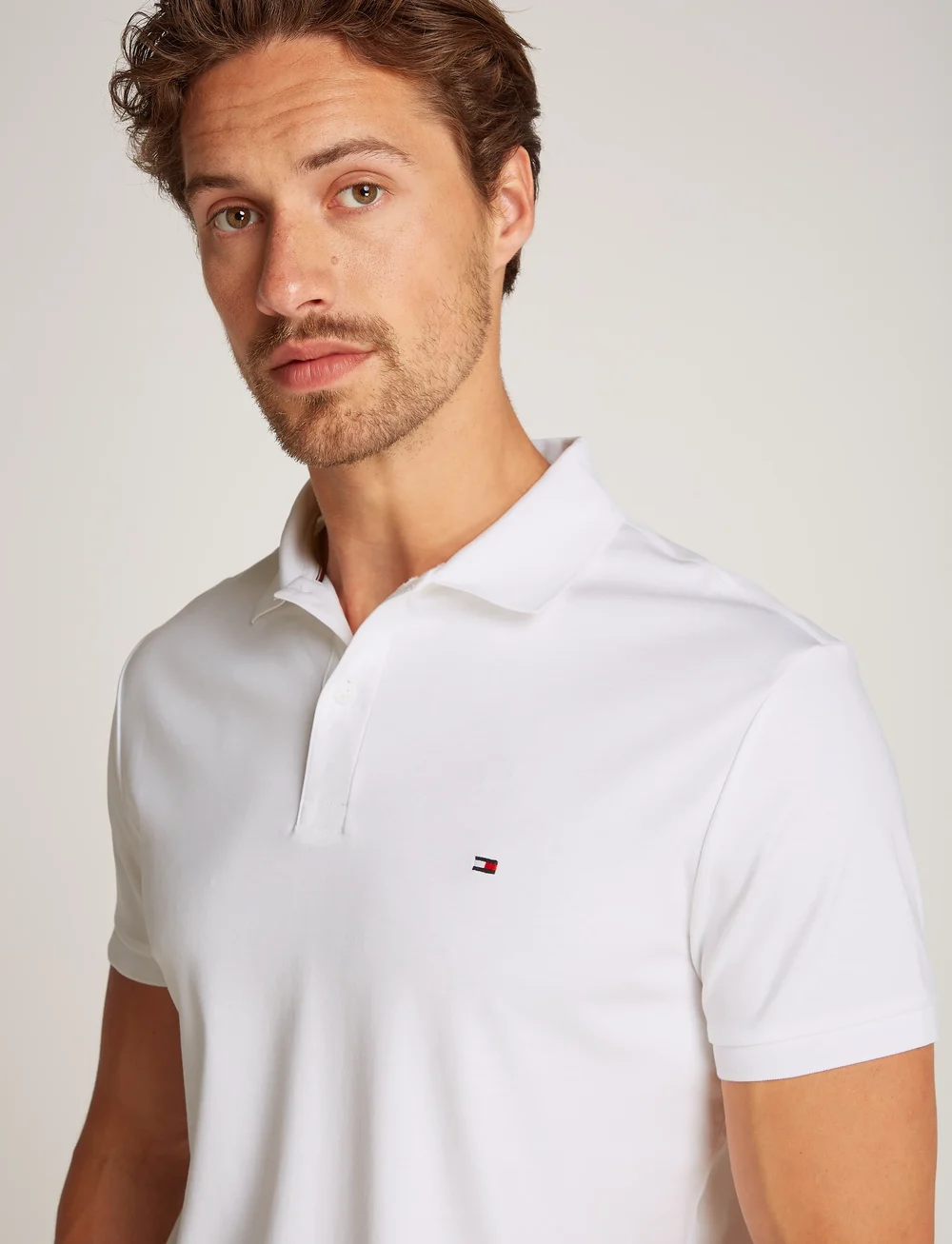 Tommy Hilfiger - LIQUID COTTON ESSENTIAL REG POLO - kortärmade pikéer - white - 4