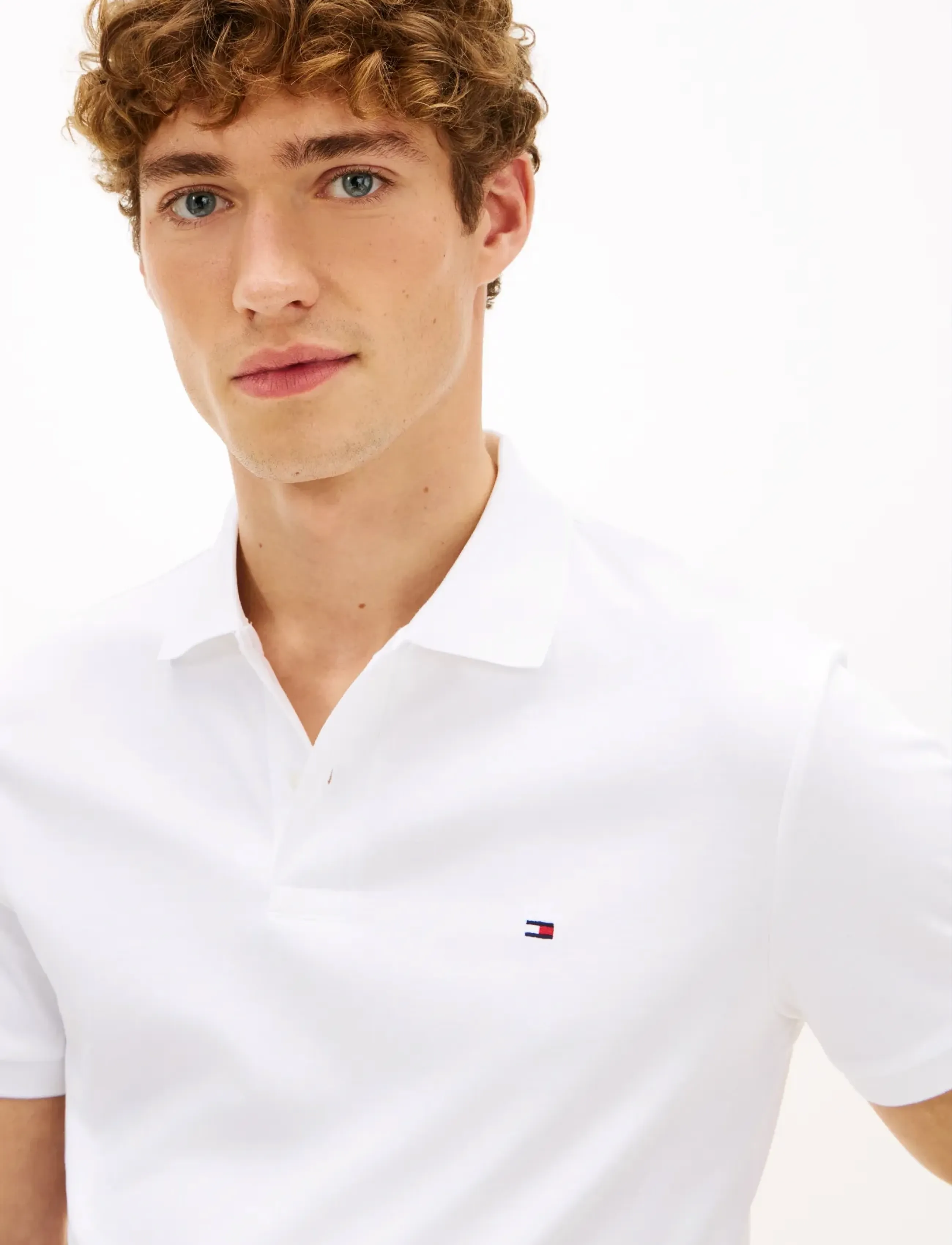 Tommy Hilfiger - LIQUID COTTON ESSENTIAL REG POLO - kortærmede poloer - white - 4