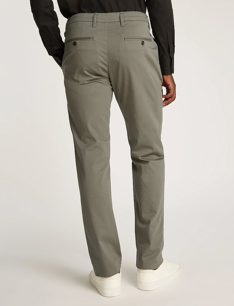 Tommy Hilfiger - CHINO DENTON PRINTED STRUCTURE - pantalons décontractés - hydrogen grey - 0