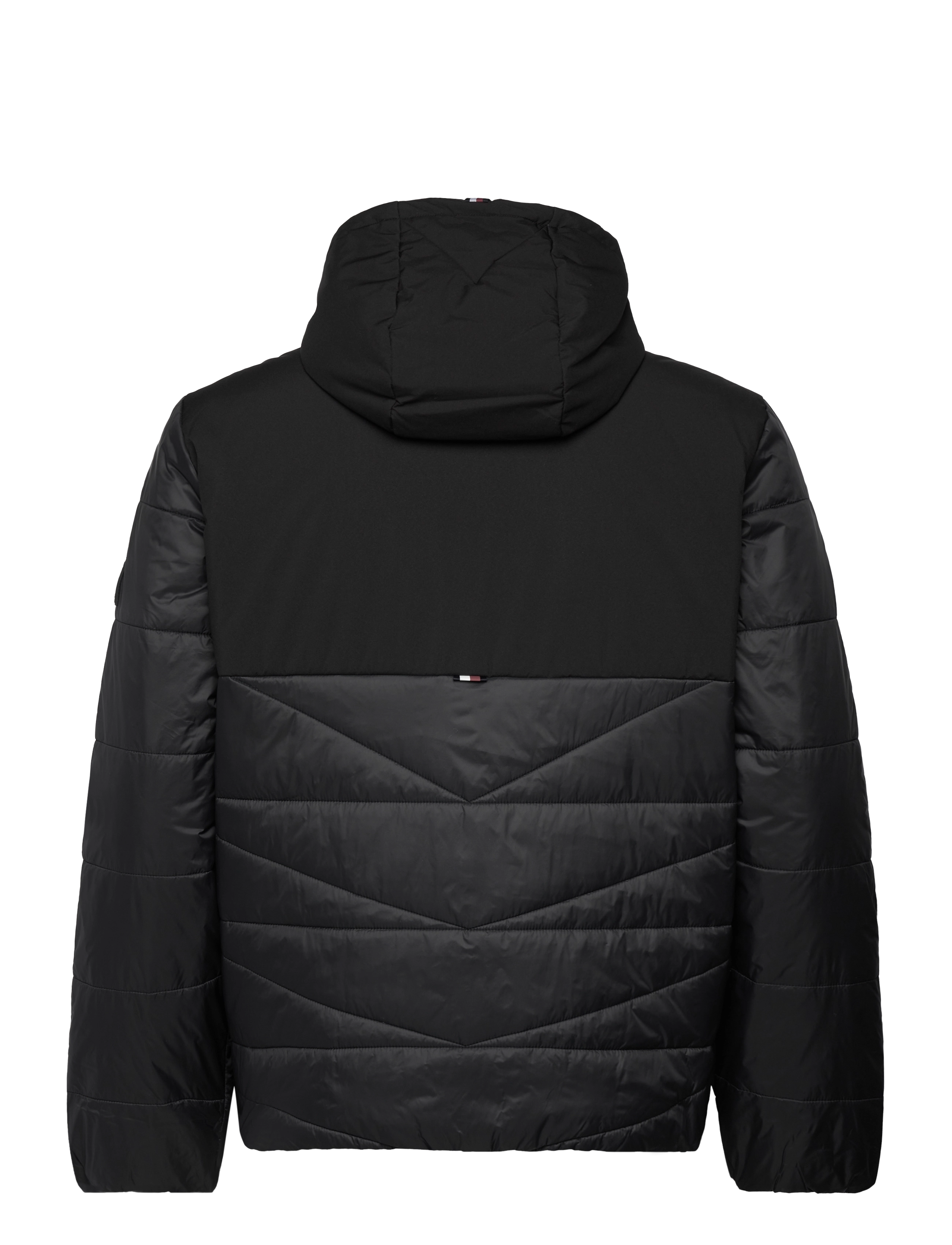 Tommy Hilfiger - CL MIXED MEDIA HOODED JACKET - black - 1