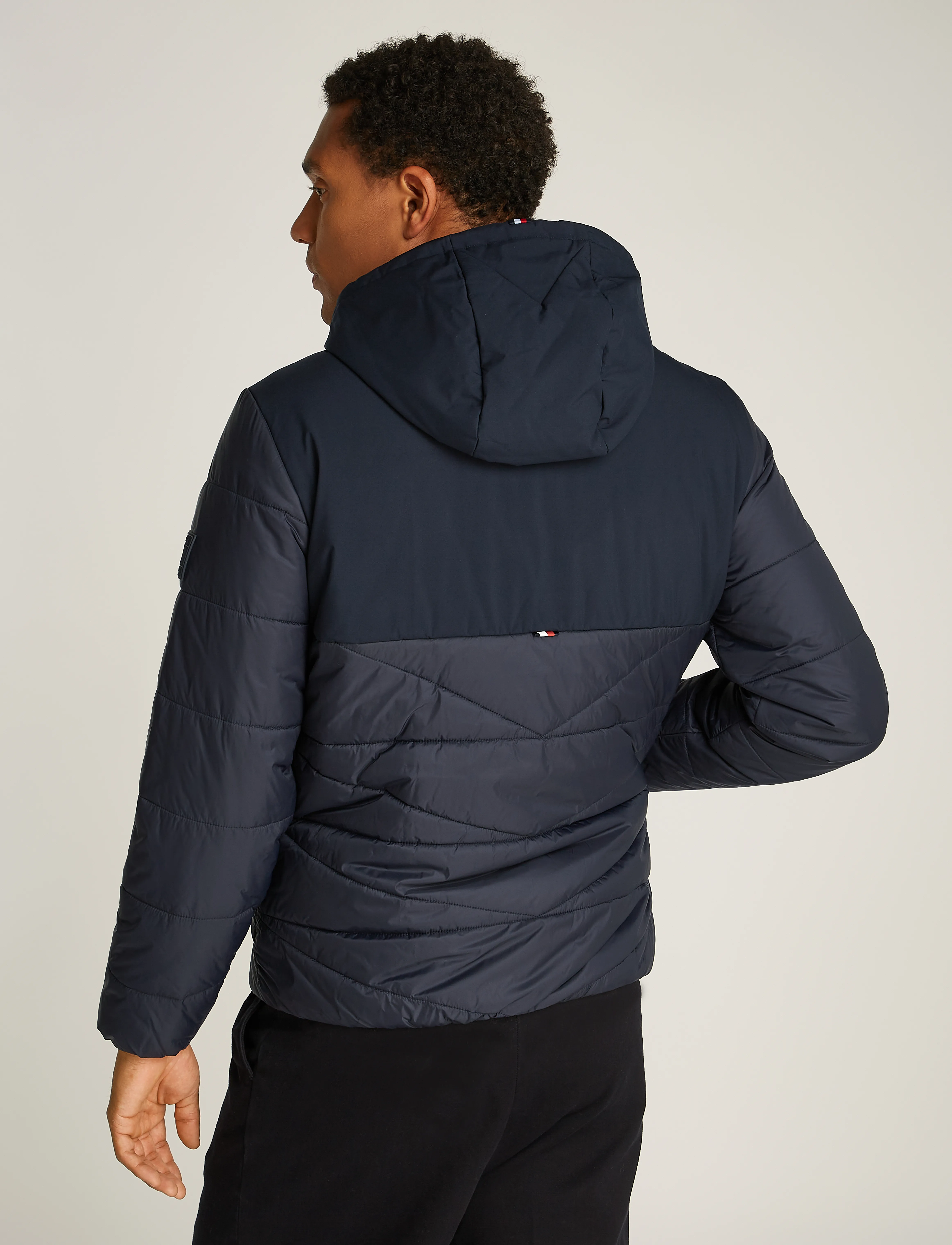 Tommy Hilfiger - CL MIXED MEDIA HOODED JACKET - desert sky - 3