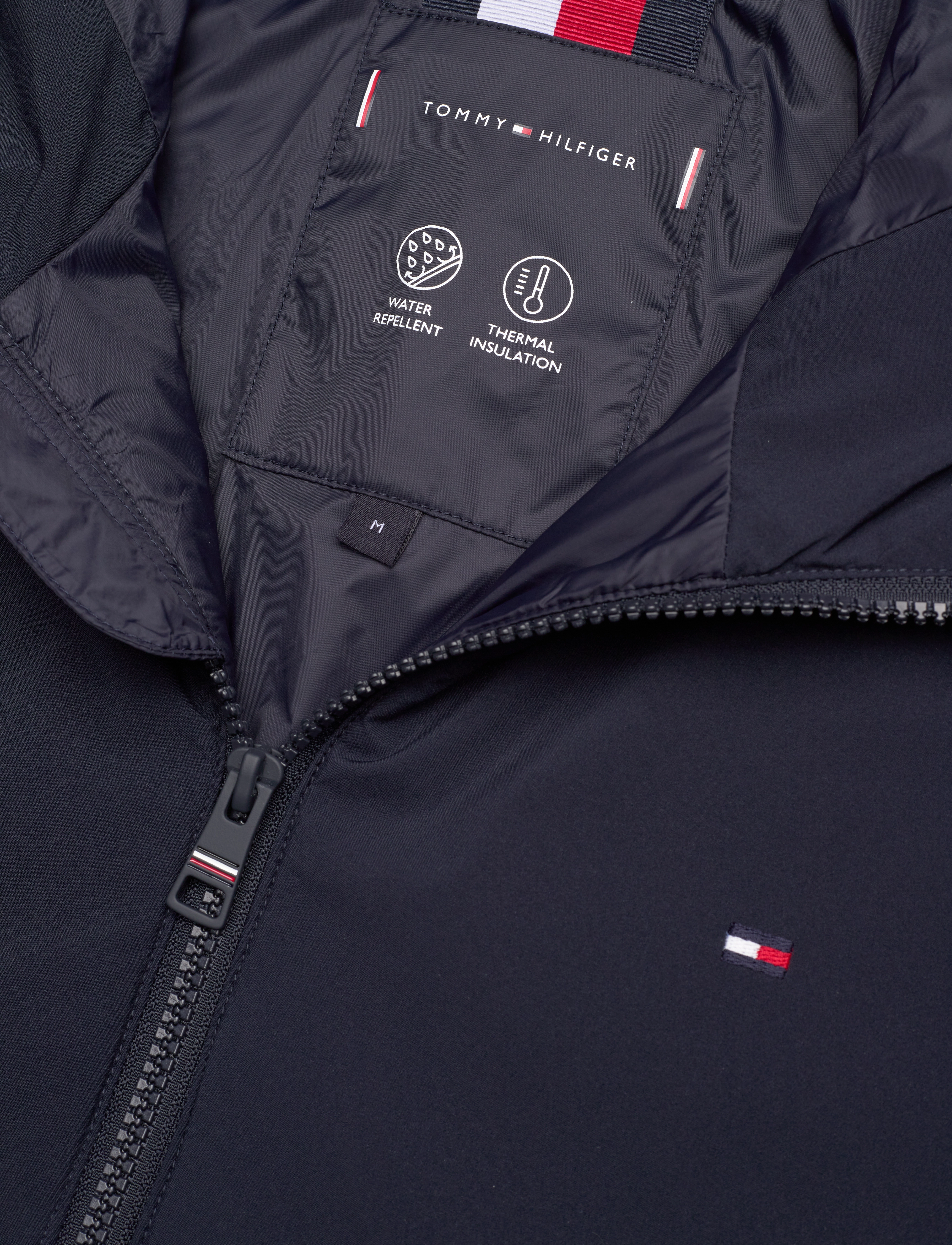 Tommy Hilfiger - CL MIXED MEDIA HOODED JACKET - desert sky - 4