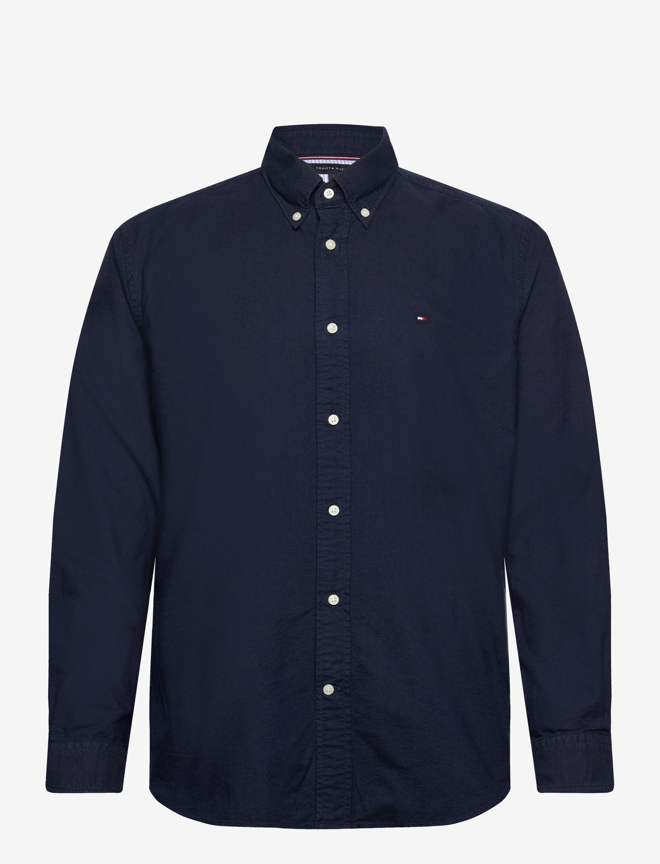 Tommy Hilfiger - SOLID HERITAGE OXFORD RF SHIRT - oxford shirts - carbon navy   carbon navy solid - 1
