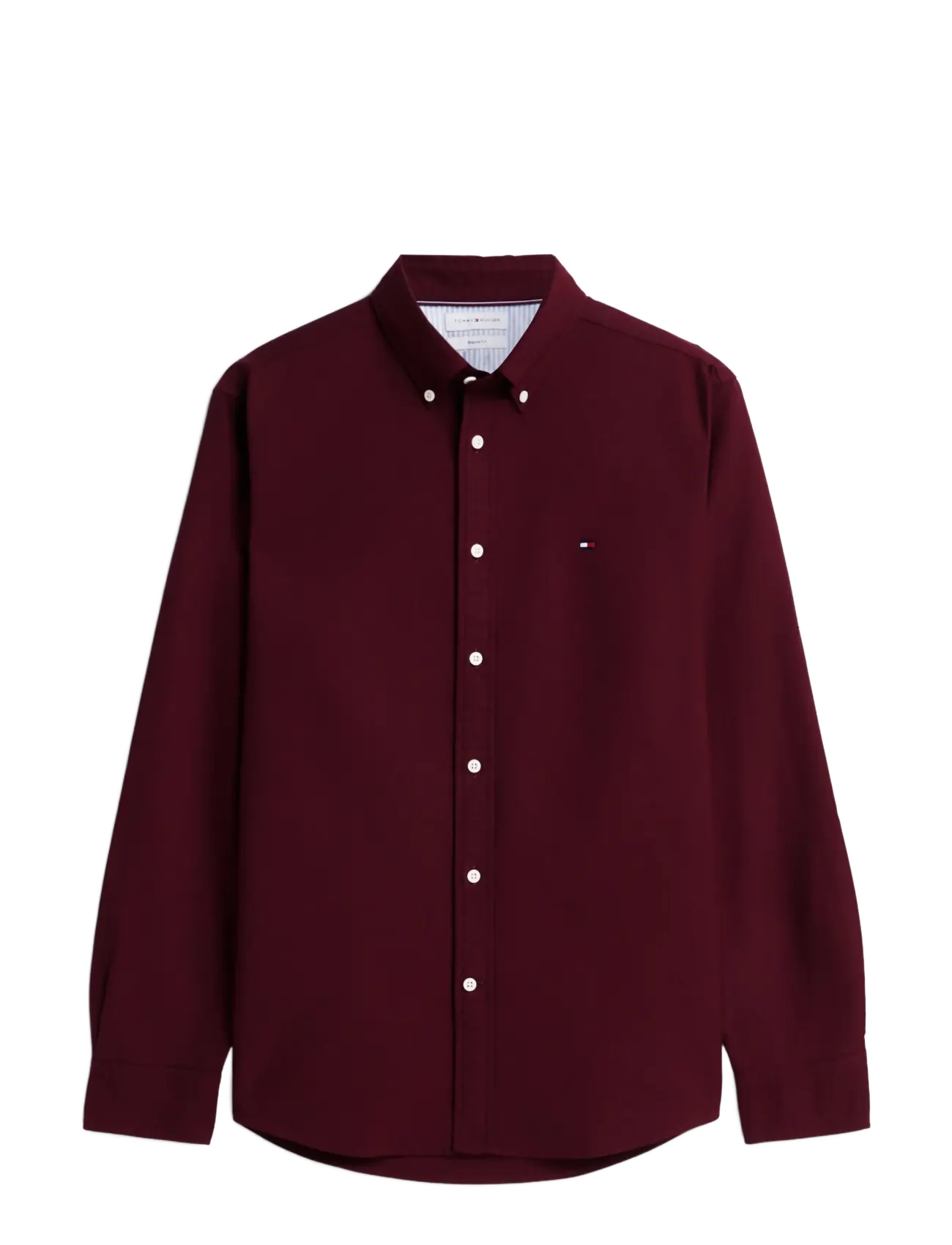 Tommy Hilfiger - SOLID HERITAGE OXFORD RF SHIRT - oxford-skjortor - burgundy   burgundy solid - 1