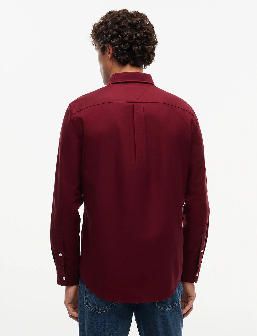 Tommy Hilfiger - SOLID HERITAGE OXFORD RF SHIRT - oxford-skjortor - burgundy burgundy solid - 2