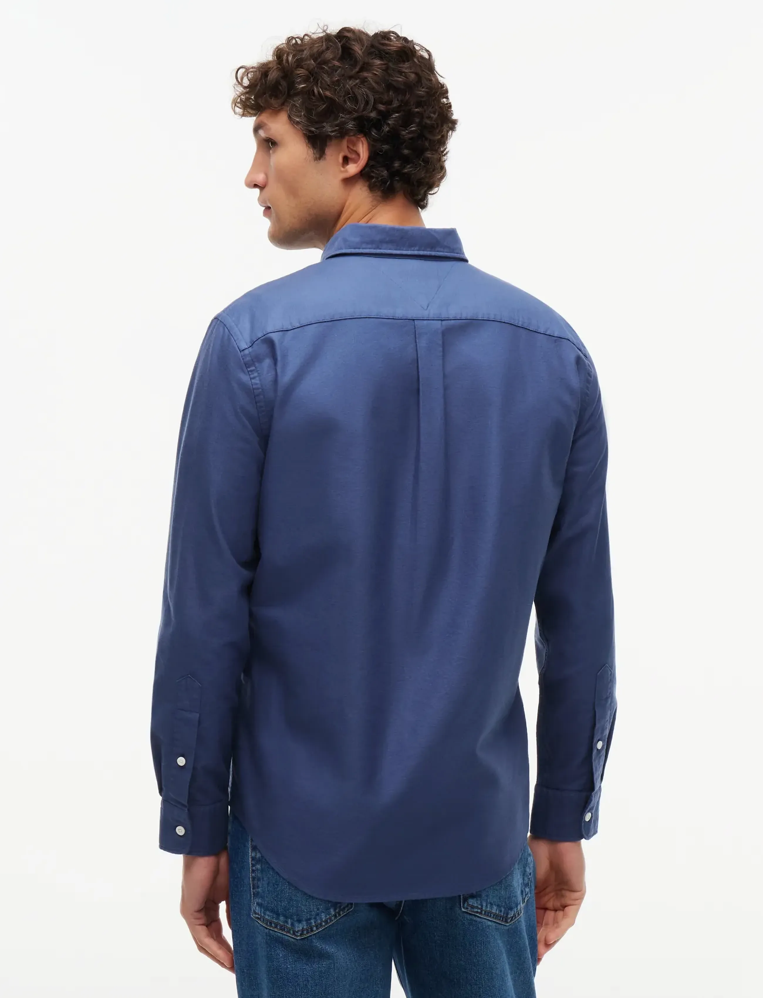 Tommy Hilfiger - SOLID HERITAGE OXFORD RF SHIRT - oxford-skjortor - aegean sea - 3