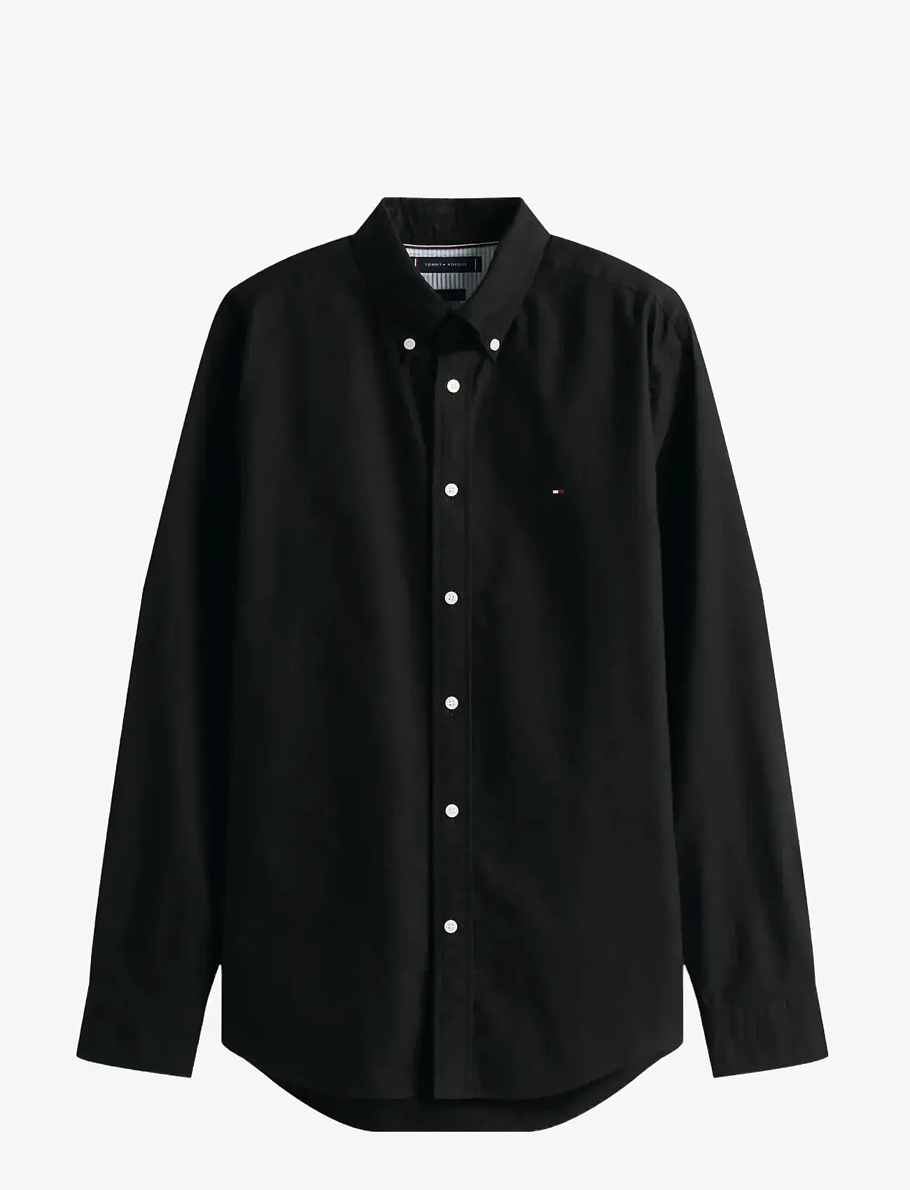 Tommy Hilfiger - SOLID HERITAGE OXFORD RF SHIRT - oxford-hemden - black / black solid - 1