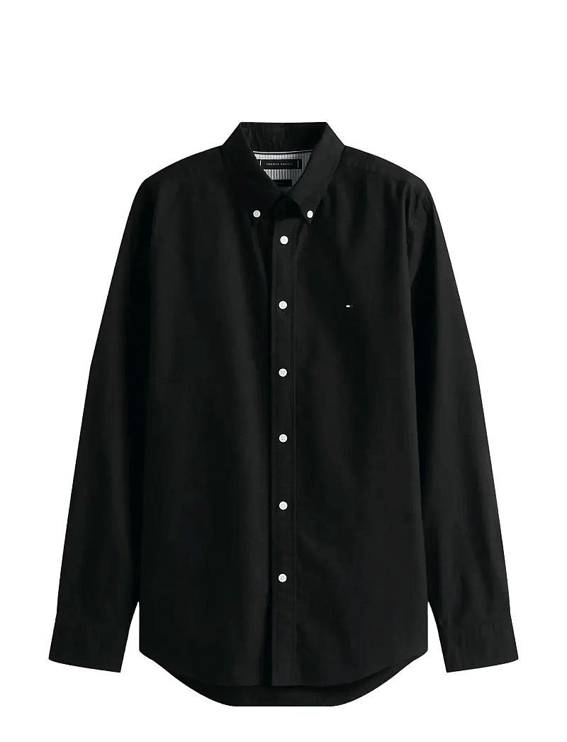 Tommy Hilfiger - SOLID HERITAGE OXFORD RF SHIRT - oxford-hemden - black / black solid - 1