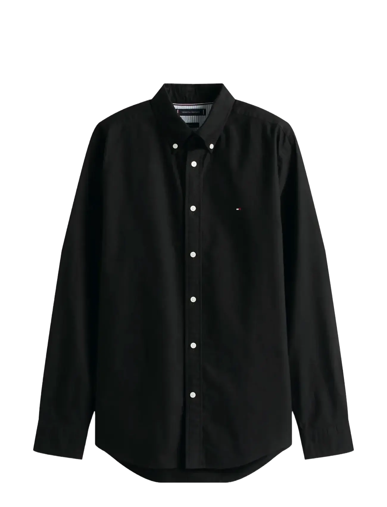 Tommy Hilfiger - SOLID HERITAGE OXFORD RF SHIRT - oxford-hemden - black   black solid - 1