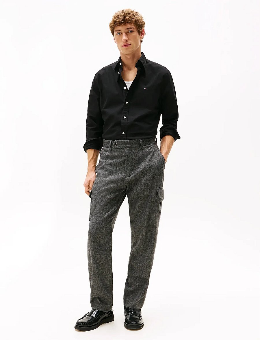 Tommy Hilfiger - SOLID HERITAGE OXFORD RF SHIRT - oxford-hemden - black black solid - 2