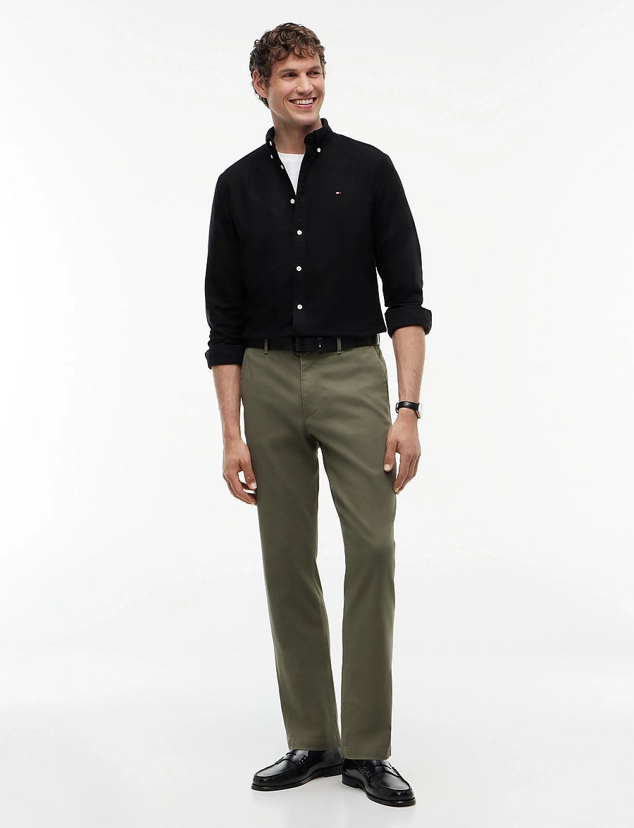 Tommy Hilfiger - SOLID HERITAGE OXFORD RF SHIRT - oxford-hemden - black black solid - 4