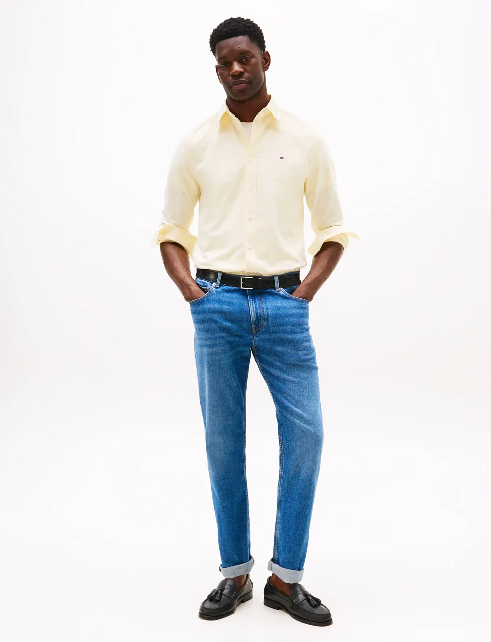 Tommy Hilfiger - SOLID HERITAGE OXFORD RF SHIRT - oxford-hemden - citronella - 2