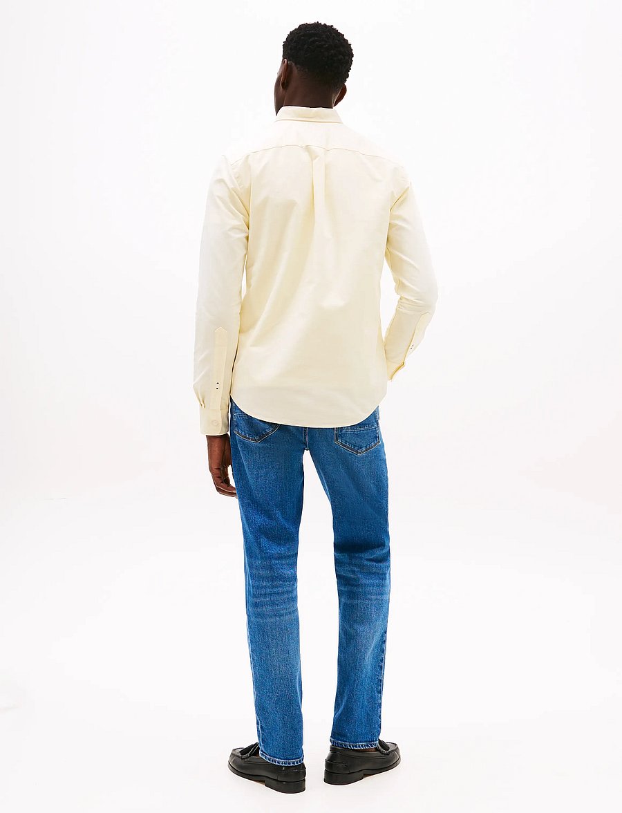 Tommy Hilfiger - SOLID HERITAGE OXFORD RF SHIRT - oxford-hemden - citronella - 3