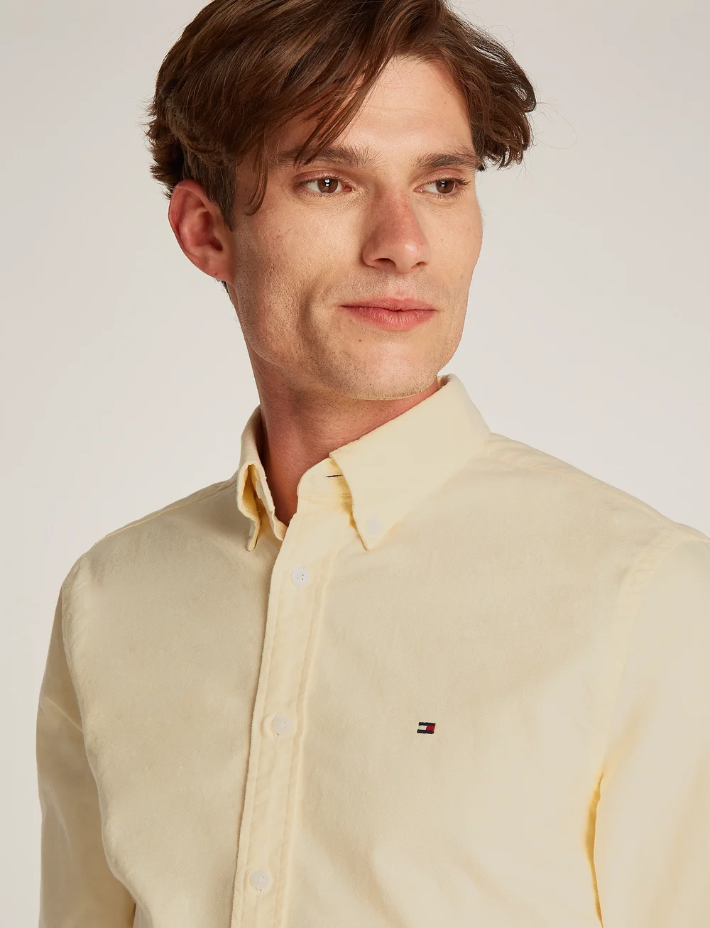 Tommy Hilfiger - SOLID HERITAGE OXFORD RF SHIRT - oxford-hemden - citronella - 4