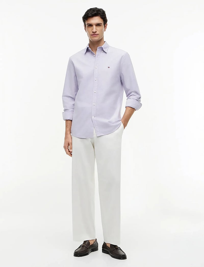 Tommy Hilfiger - SOLID HERITAGE OXFORD RF SHIRT - oxford-skjortor - monarch purple - 3