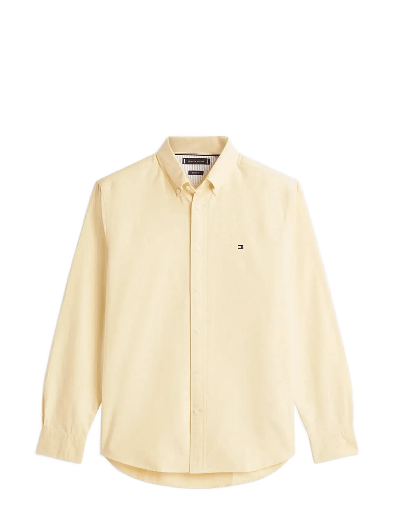 Tommy Hilfiger - SOLID HERITAGE OXFORD RF SHIRT - oksfordo marškiniai - morningside yellow - 1