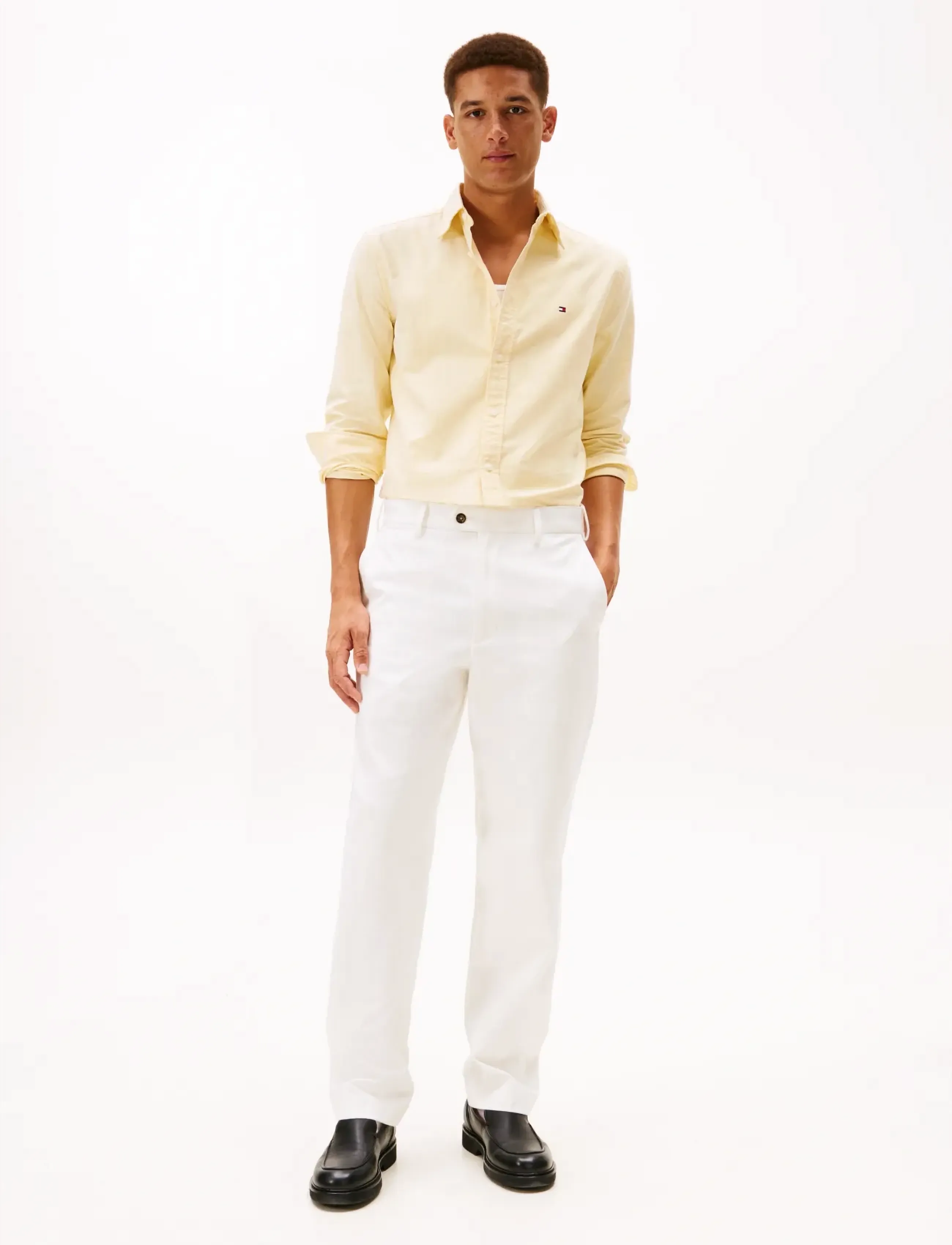 Tommy Hilfiger - SOLID HERITAGE OXFORD RF SHIRT - oxford-hemden - morningside yellow - 3
