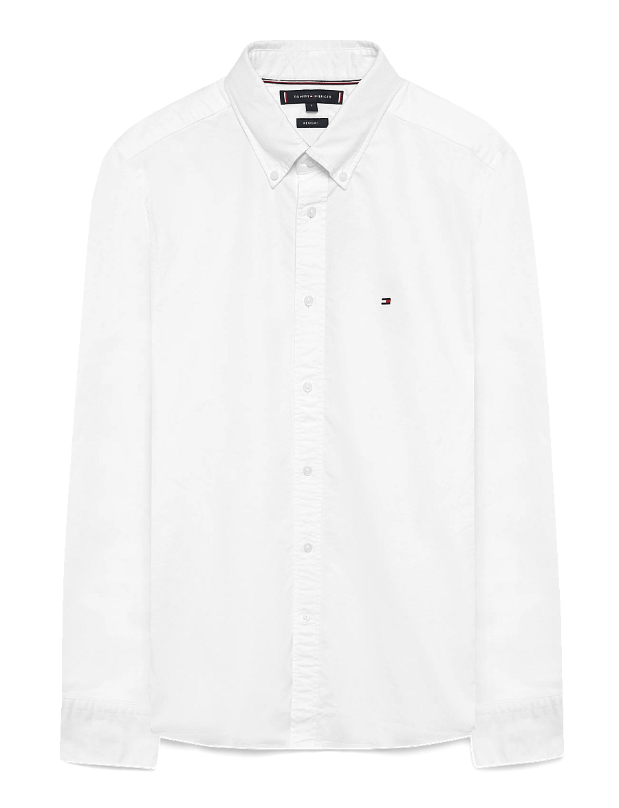 Tommy Hilfiger - SOLID HERITAGE OXFORD RF SHIRT - oxfordi särgid - opthic white - 1