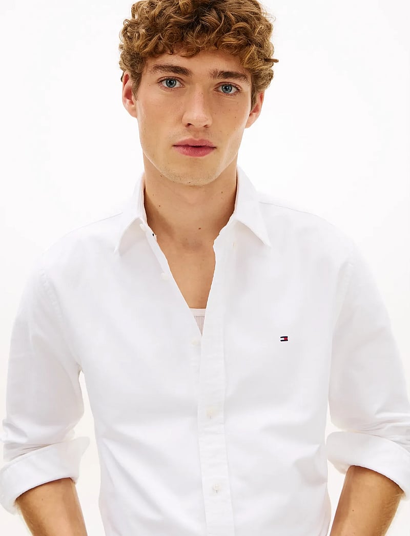 Tommy Hilfiger - SOLID HERITAGE OXFORD RF SHIRT - basic skjortor - opthic white - 5