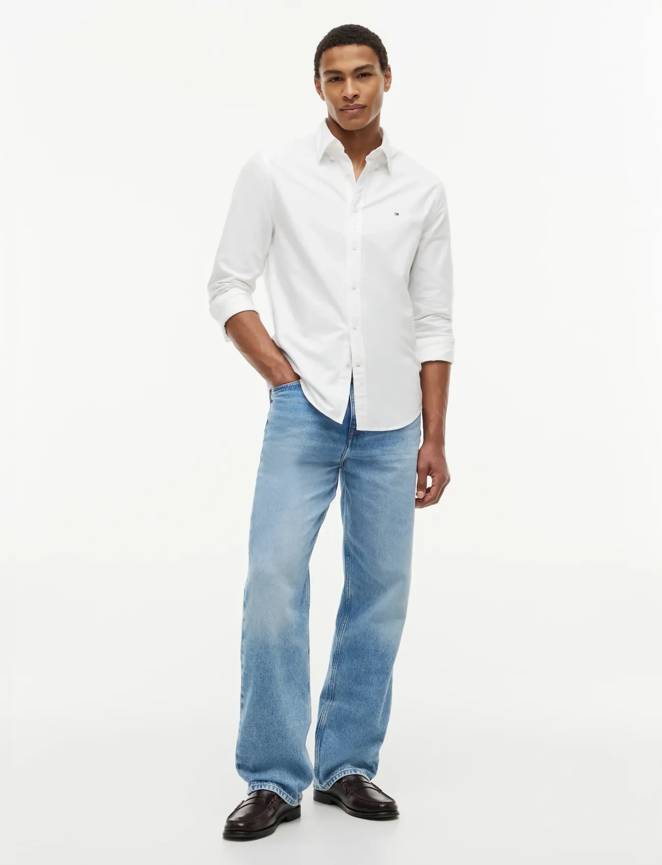 TOMMY HILFIGER Solid Heritage Oxford Rf Shirt skjortor & blusar herr – bild 4