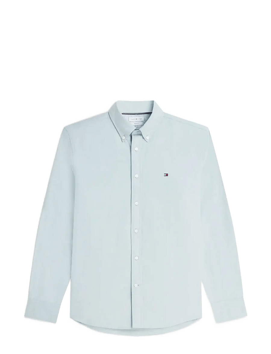 Tommy Hilfiger - SOLID HERITAGE OXFORD RF SHIRT - oxford-hemden - ornamental green - 1