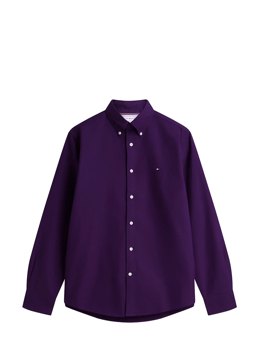 Tommy Hilfiger - SOLID HERITAGE OXFORD RF SHIRT - oxfordi särgid - purple sapphire - 1