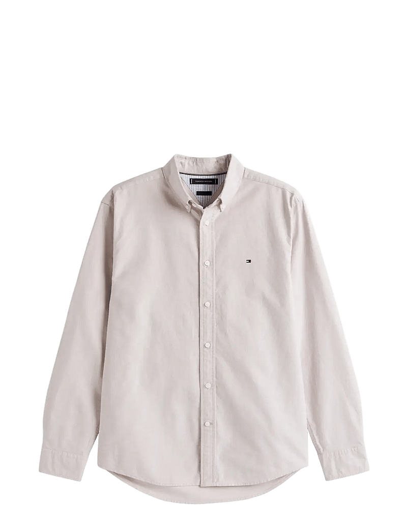 Tommy Hilfiger - SOLID HERITAGE OXFORD RF SHIRT - oxfordi särgid - safari canvas - 1