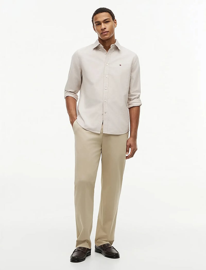 Tommy Hilfiger - SOLID HERITAGE OXFORD RF SHIRT - oxfordi särgid - safari canvas - 4