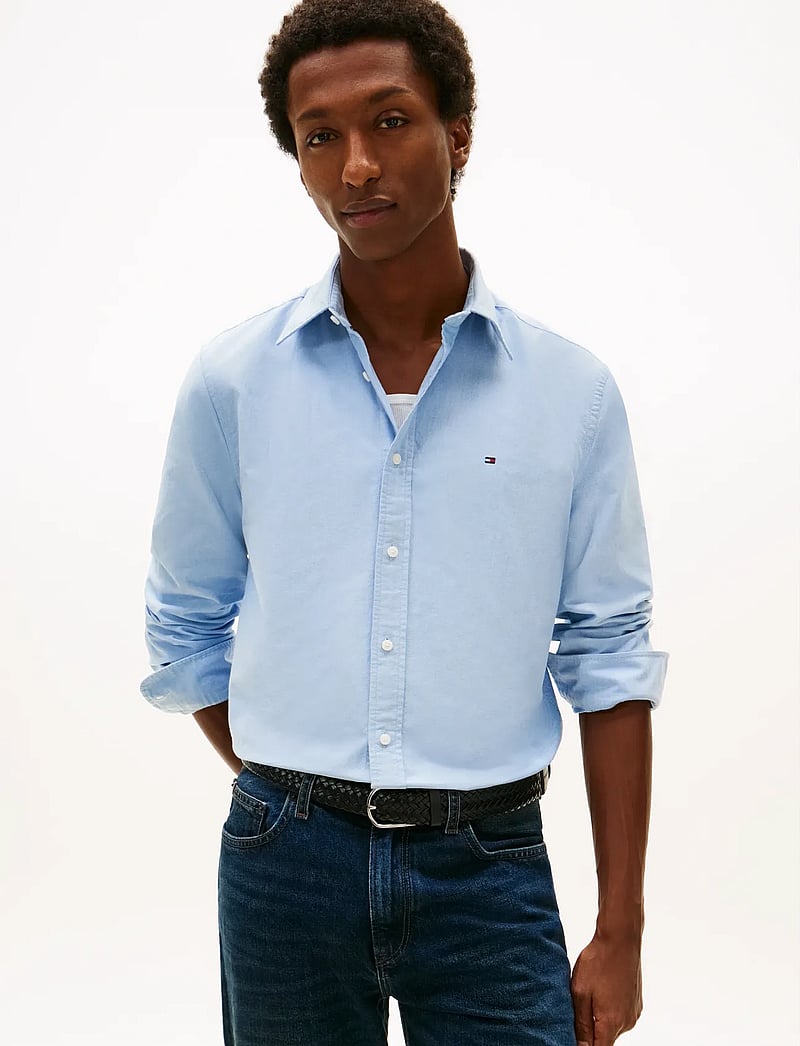 Tommy Hilfiger - SOLID HERITAGE OXFORD RF SHIRT - basic skjorter - shirt blue - 3