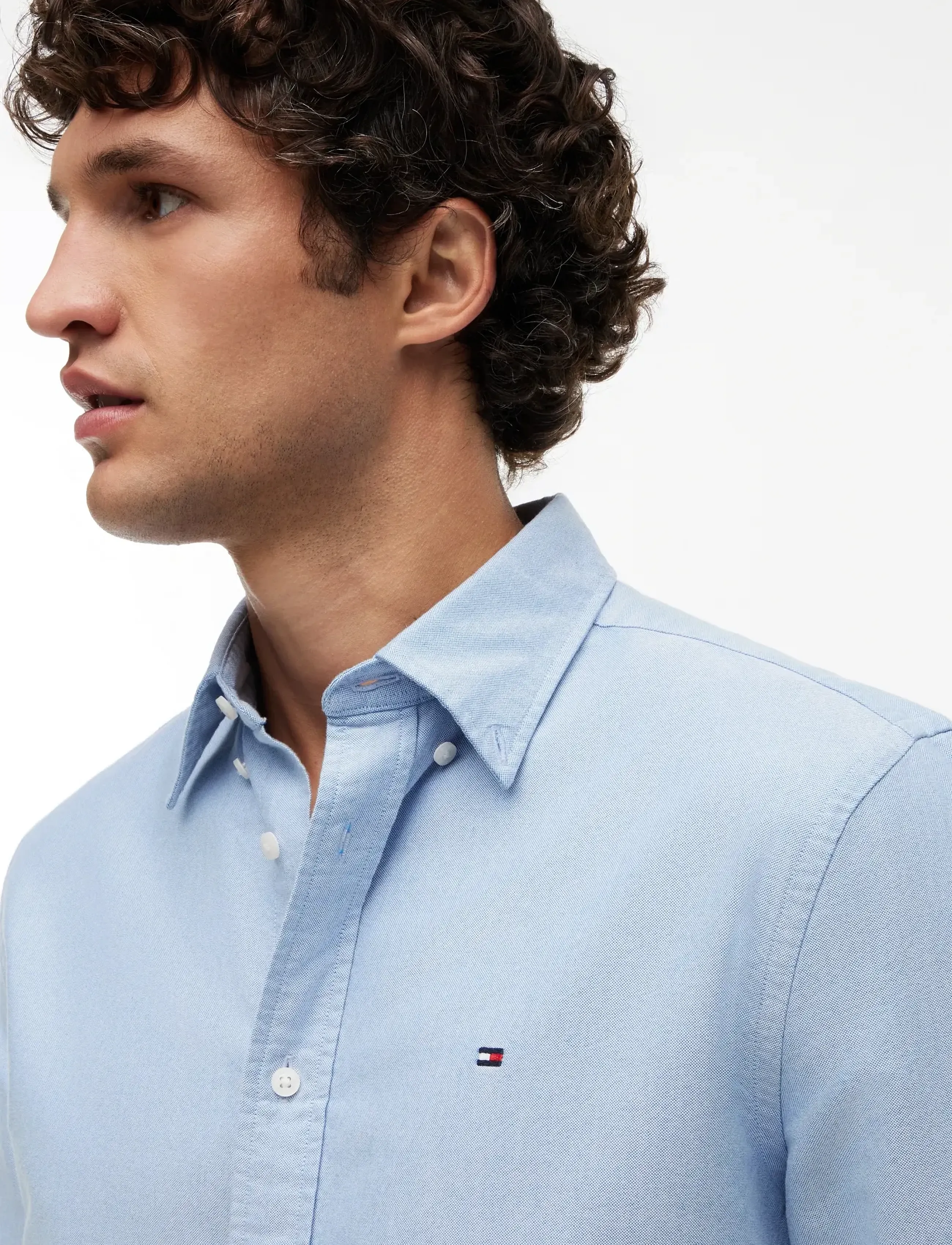 Tommy Hilfiger - SOLID HERITAGE OXFORD RF SHIRT - oxford-skjortor - shirt blue - 4
