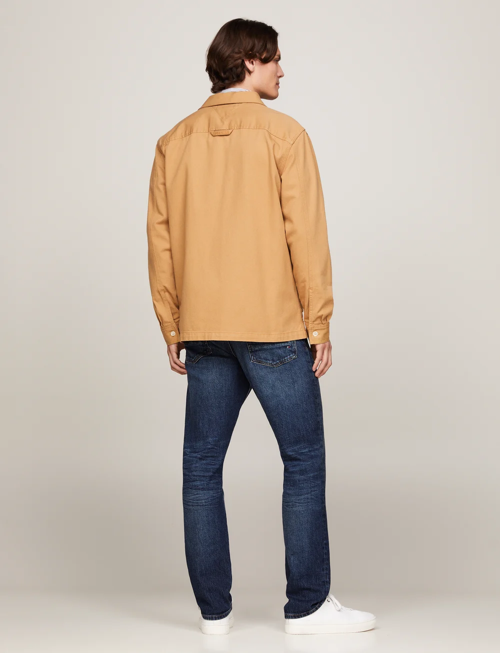 Tommy Hilfiger - TWILL SHIRT JACKET - fall jackets - classic khaki - 3