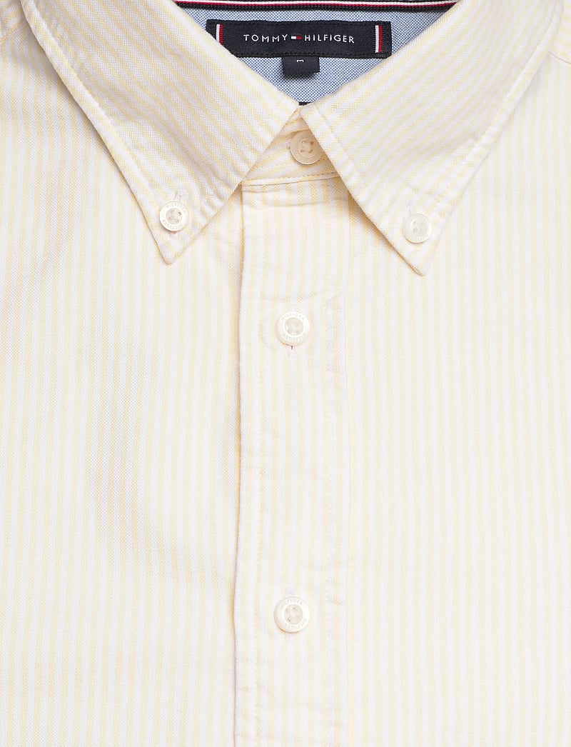 Tommy Hilfiger - HERITAGE OXFORD STRIPE RF SHIRT - gestreifte hemden - citronella oxford / white - 5