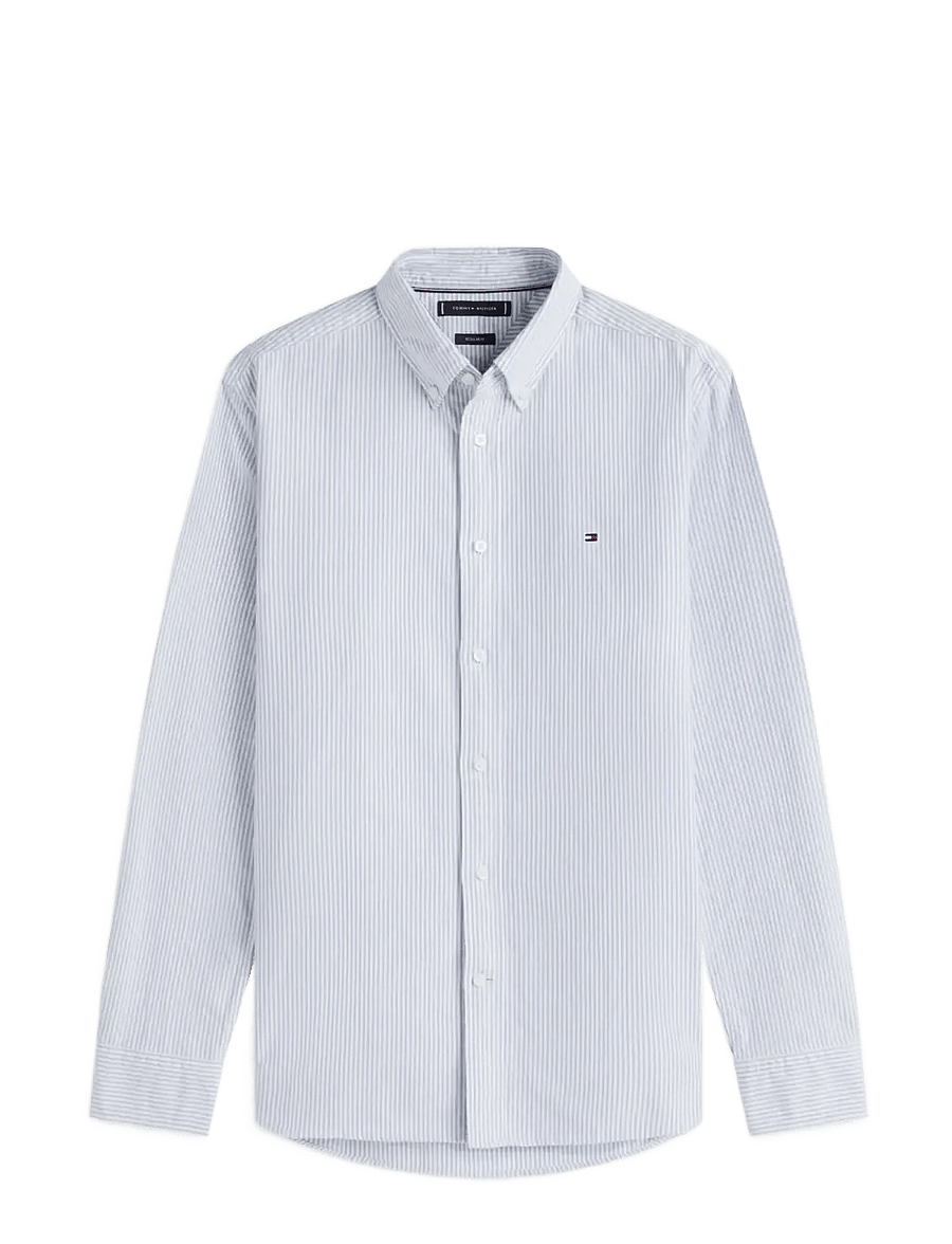 Tommy Hilfiger - HERITAGE OXFORD STRIPE RF SHIRT - gestreifte hemden - shirt blue white - 1