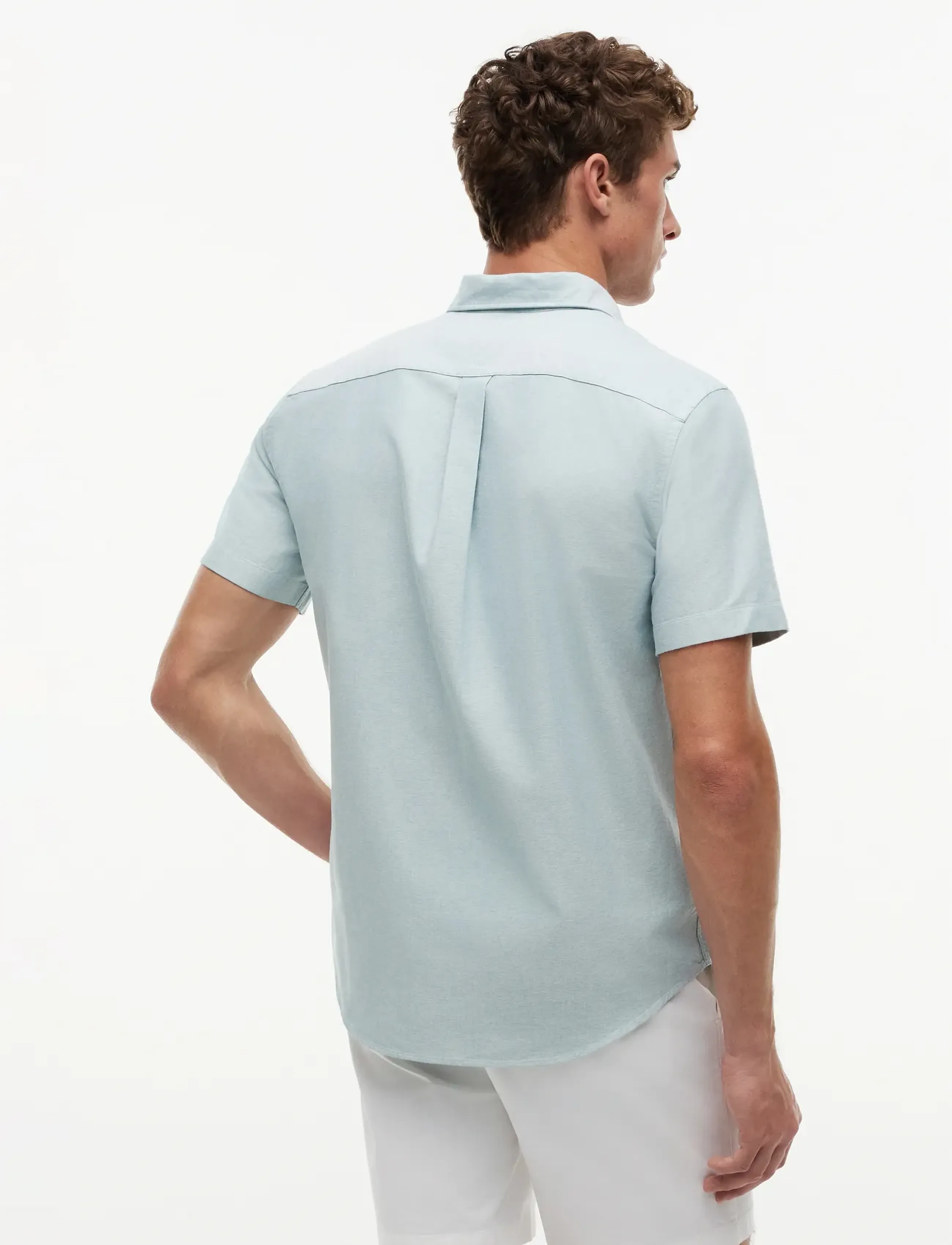 Tommy Hilfiger - HERITAGE OXFORD RF SHIRT S/S - kortärmade skjortor - ornamental green - 2