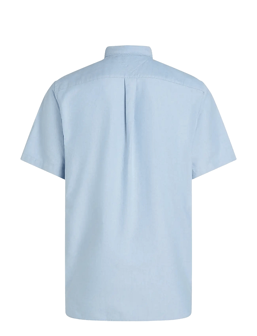 Tommy Hilfiger - HERITAGE OXFORD RF SHIRT S/S - kortærmede skjorter - shirt blue - 2