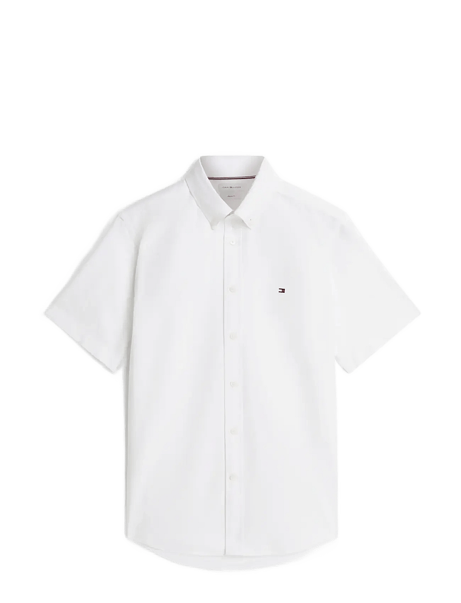 Tommy Hilfiger - HERITAGE OXFORD RF SHIRT S/S - kortærmede skjorter - white - 1