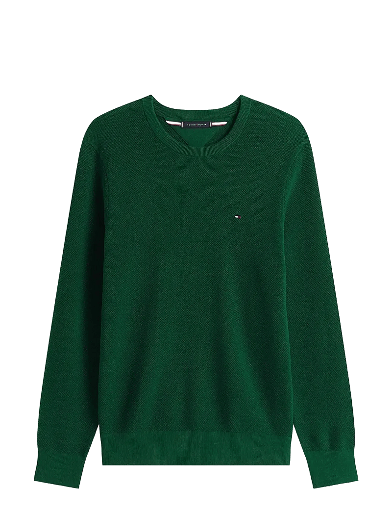 Tommy Hilfiger - ESSENTIAL STRUCTURE CREW NECK - rundhalsad - ornamental green heather - 1