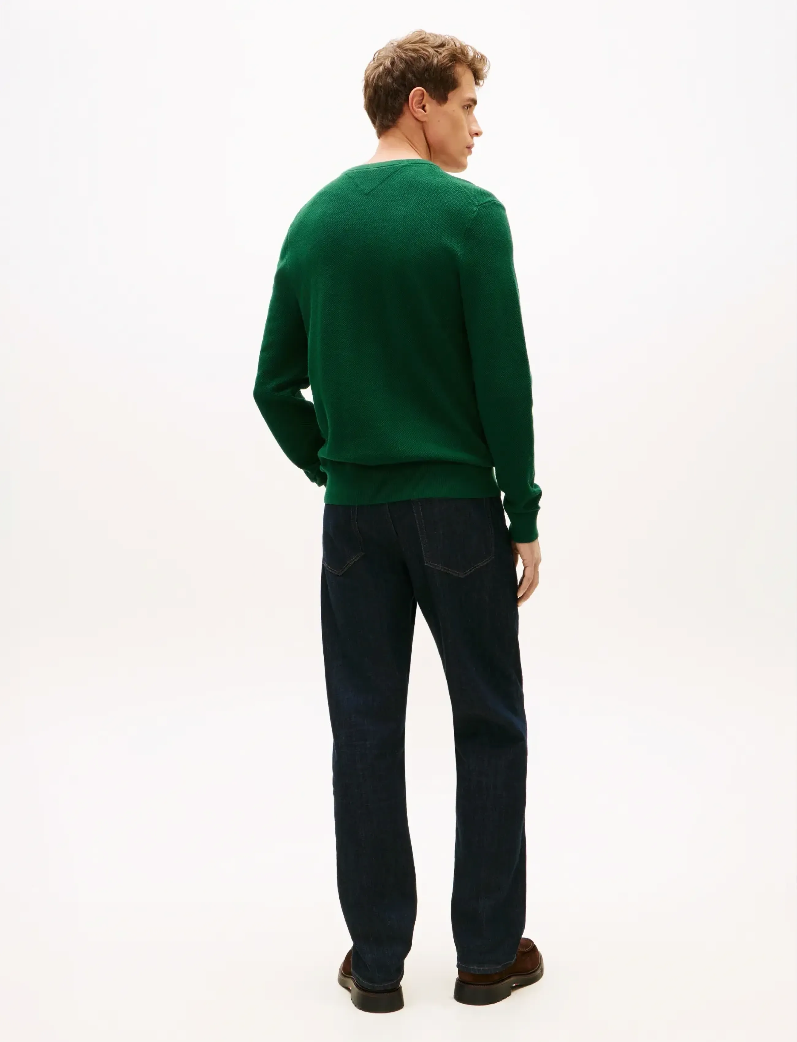 Tommy Hilfiger - ESSENTIAL STRUCTURE CREW NECK - round necks - ornamental green heather - 3