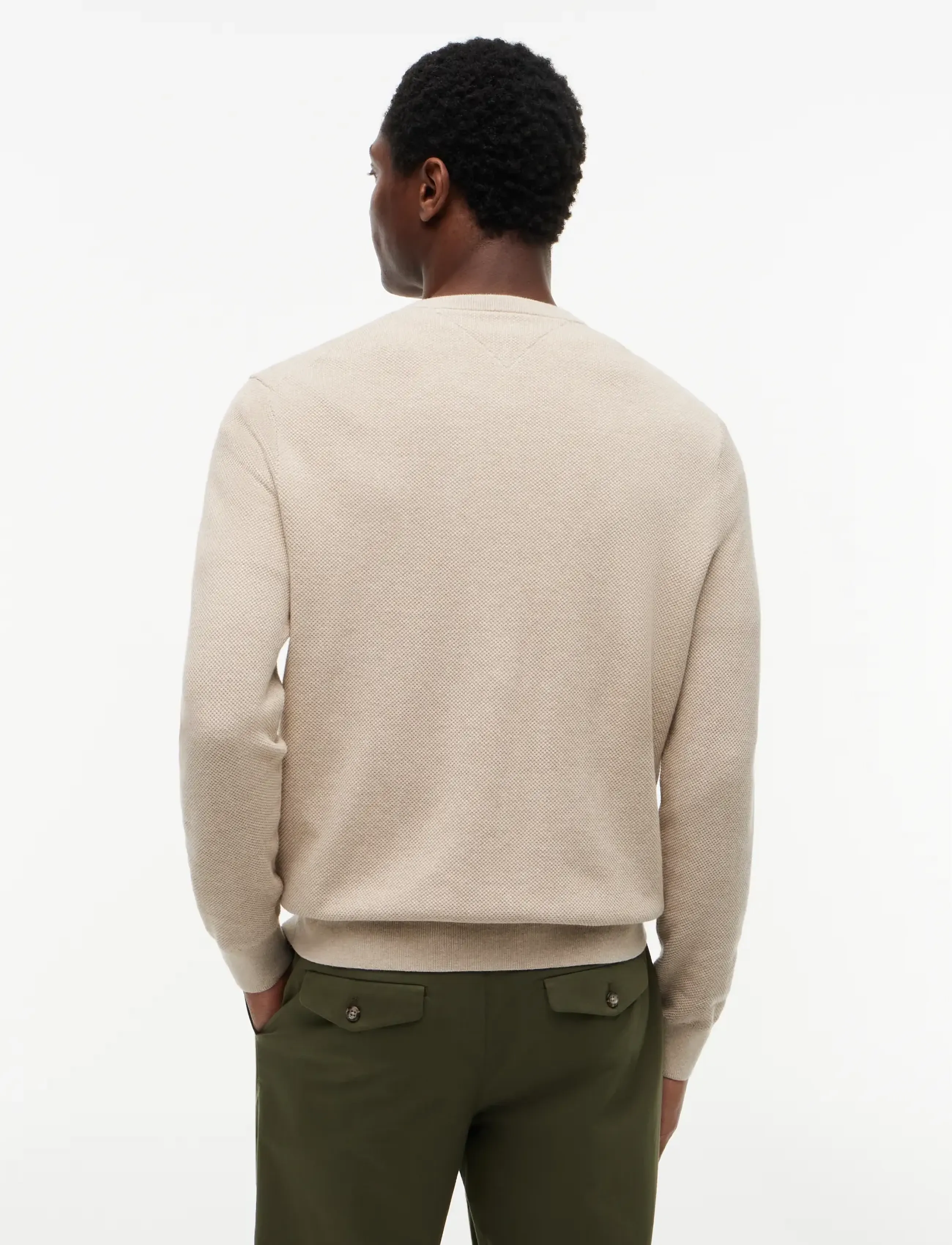 Tommy Hilfiger - ESSENTIAL STRUCTURE CREW NECK - rundhalsad - batique khaki heather - 2