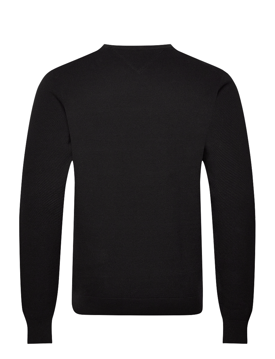 Tommy Hilfiger - ESSENTIAL STRUCTURE CREW NECK - round necks - black - 2