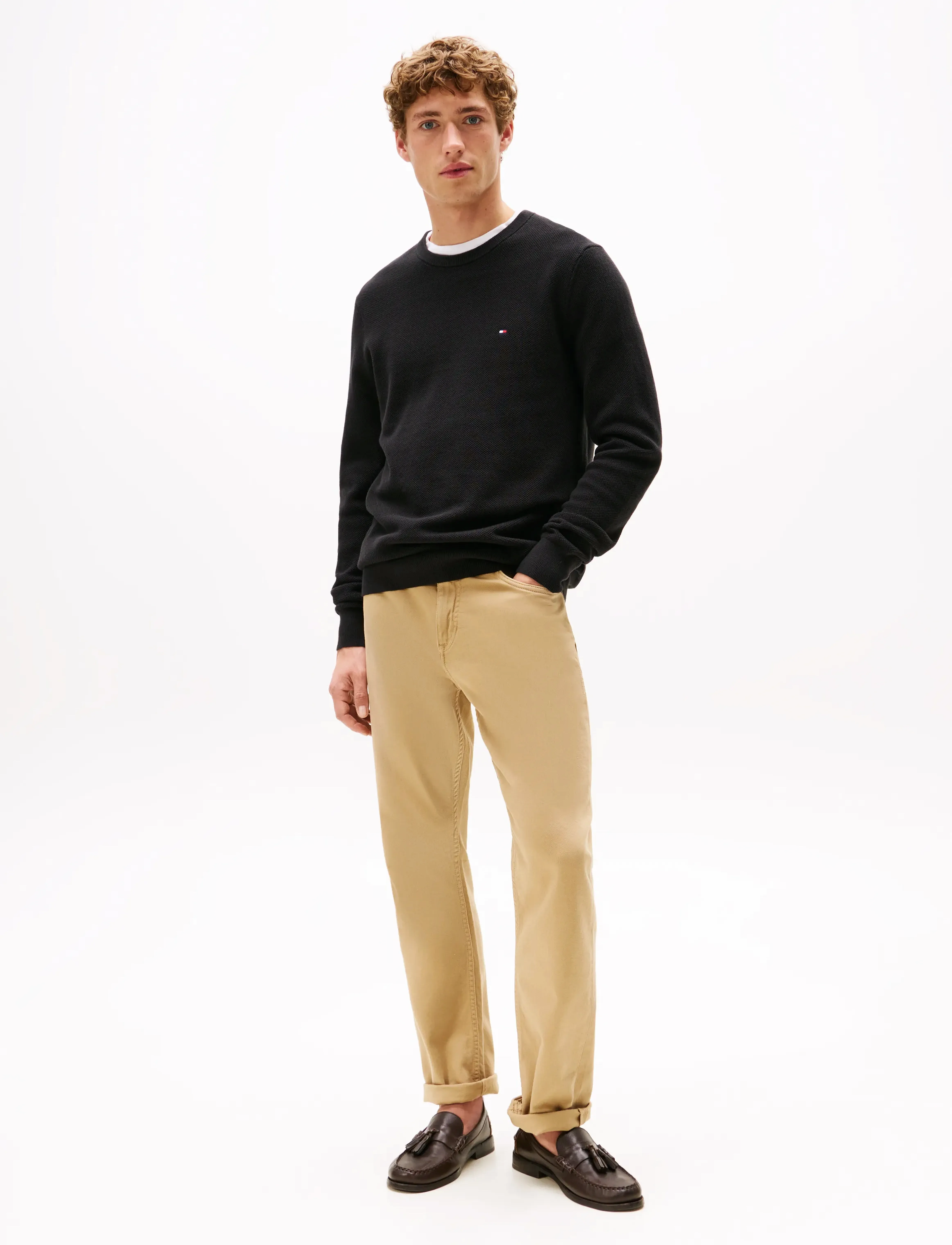 Tommy Hilfiger - ESSENTIAL STRUCTURE CREW NECK - rund hals - black - 3